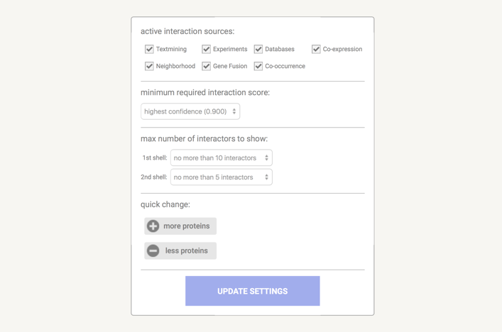 Data Settings