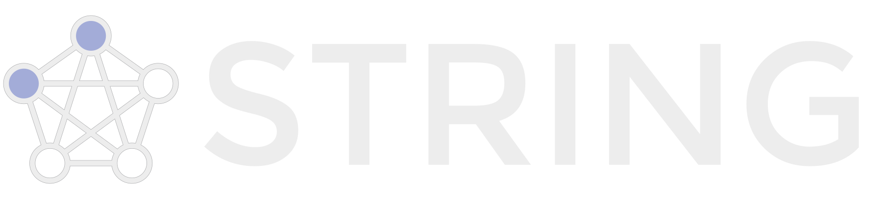 STRING logo for dark theme